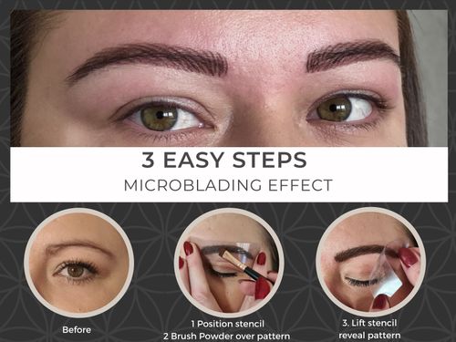 Brow Zen Microblading Eyebrow Stencils