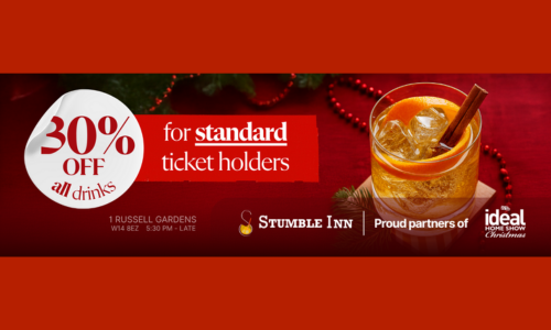 Sip, Shake & Celebrate with Stumble Inn - Official Drinks Partner of Ideal Home Show Christmas 2025