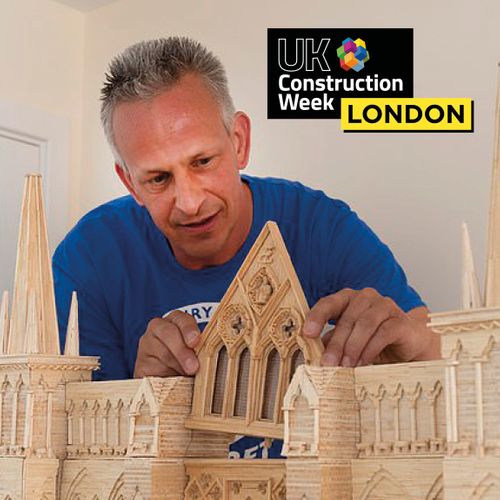 Barry King Exhibits The World Record Attempt Matchstick Model