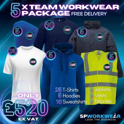 5x Team Workwear Package