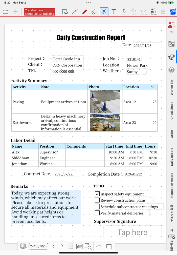 GEMBA Note