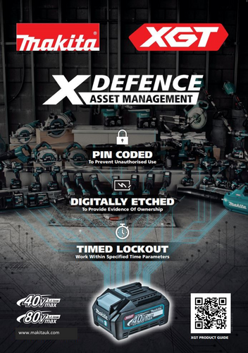 Makita XDefence Theft Prevention System for our XGT Platform of tools