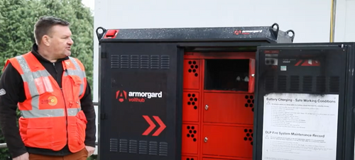 How VoltHub Stopped a Lithium-Ion Battery Fire: Real Construction Site Footage