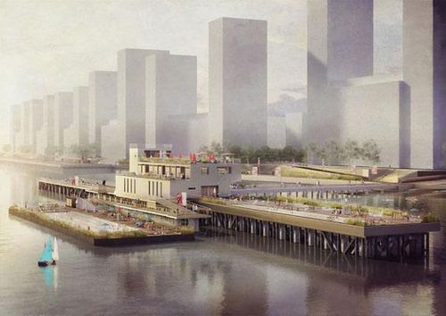 Studio Octopi Reveals Design for East London Baths in the Thames | Construction Buzz #219