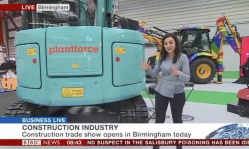 BBC Breakfast at UK Construction Week 2018