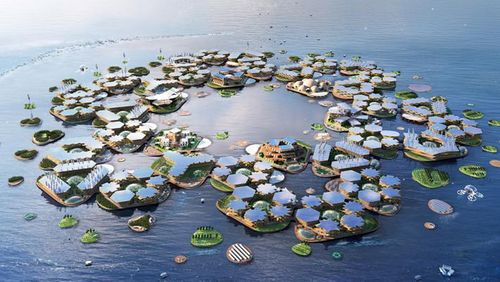 BIG unveils Oceanix City concept for floating villages that can withstand hurricanes | Construction Buzz #212