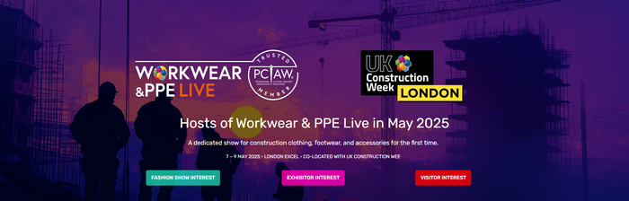 UK CONSTRUCTION WEEK AND PCIAW® TO LAUNCH WORKWEAR & PPE LIVE AT EXCEL LONDON IN MAY 2025