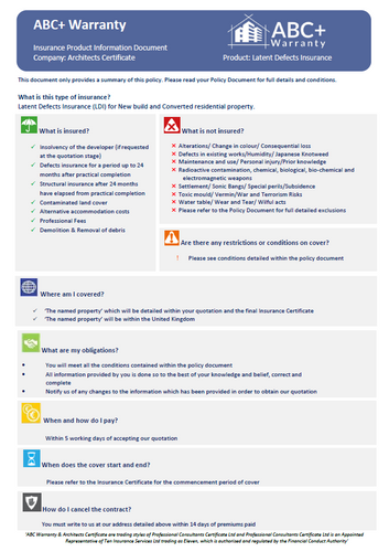 Insurance Product Information Document
