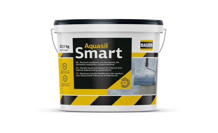 AQUASIL SMART Elastic membrane, for internal and external waterproofing applications under tiles