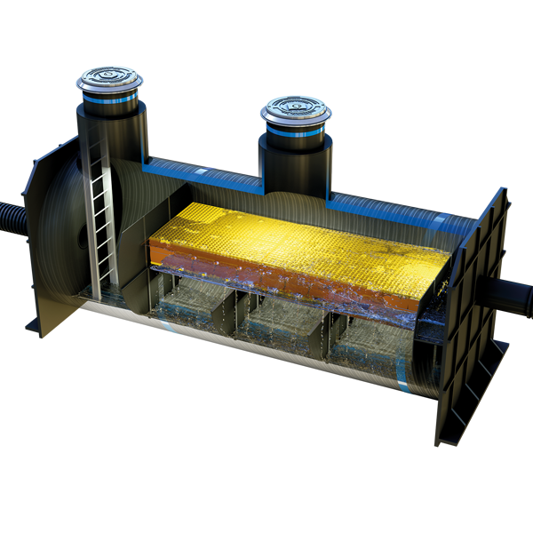 SDS Aqua-FilterTM - Hydrodynamic Vortex Separator & Filtration Unit