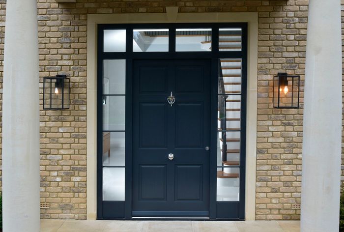 Timber entrance doors