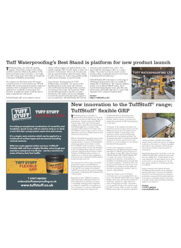 NEW TUFFSTUFF FLEXIBLE GRP