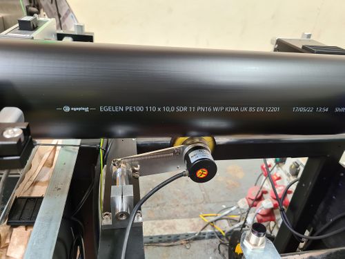 Solvent-Resistant Printing on PE Water Pipes