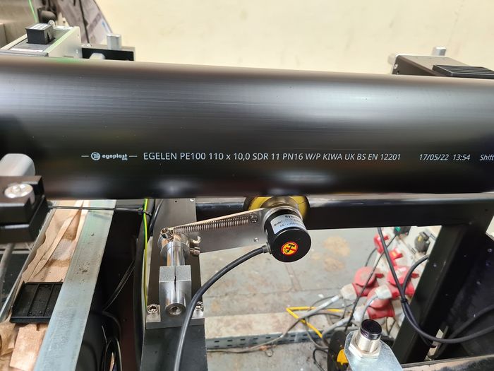 Solvent-Resistant Printing on PE Water Pipes