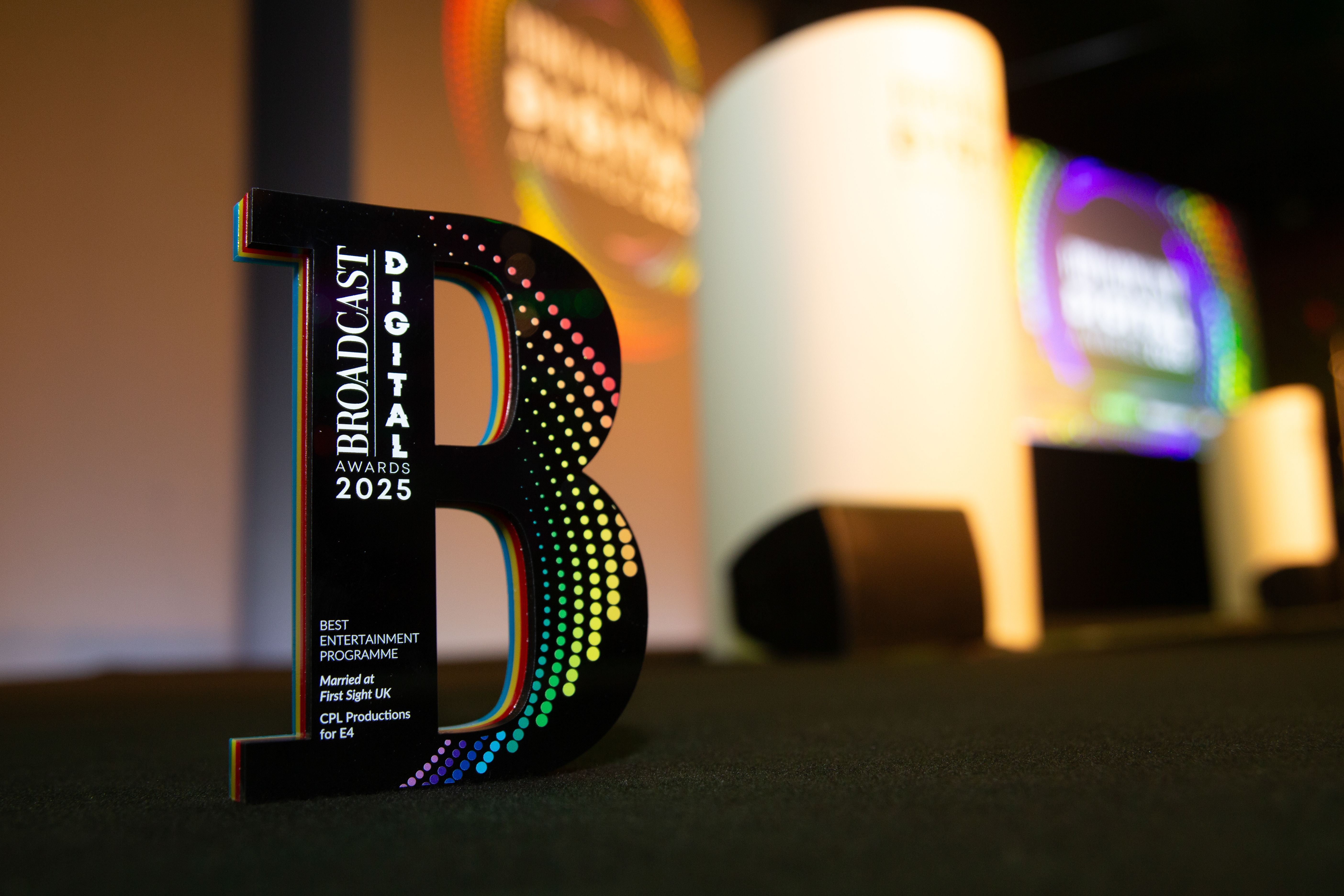 Broadcast Digital Awards Trophy 2025