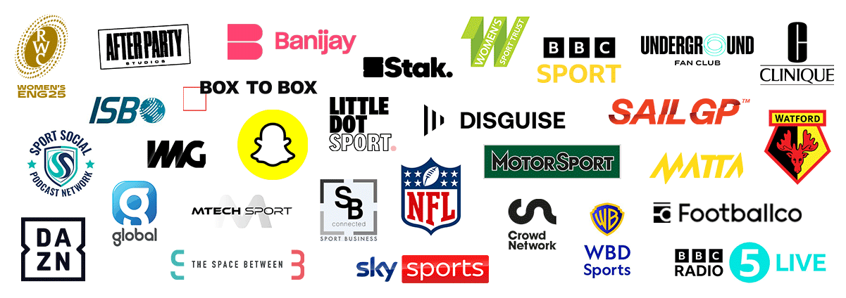 Broadcast Sport Summit 2024 - Attendees/Speakers Logos