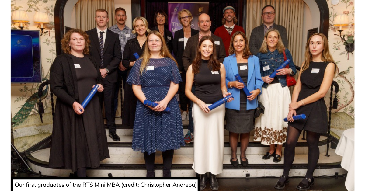 Our first graduates of the RTS Mini MBA (credit: Christopher Andreou)