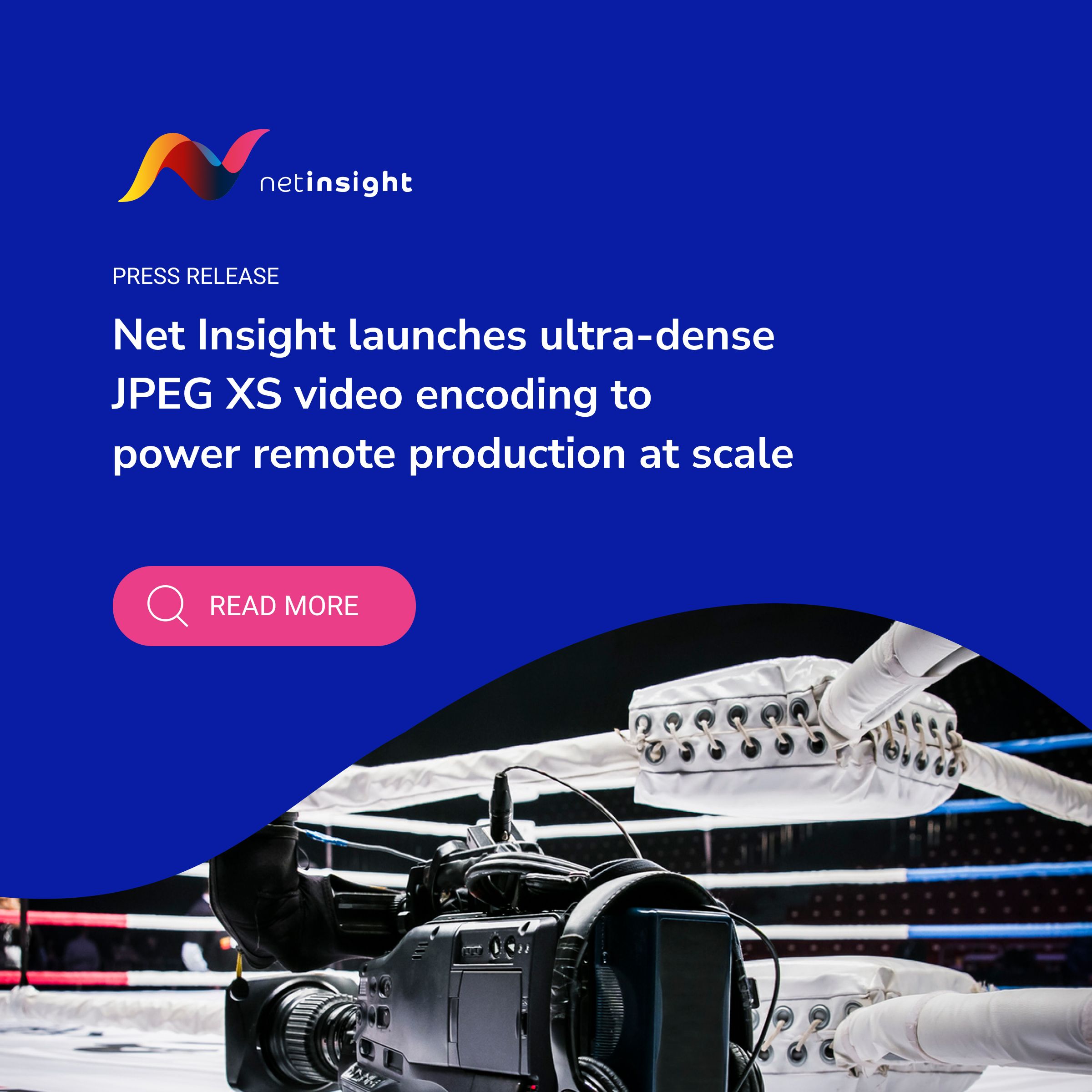 Net Insight launches ultra-dense JPEG XS video encoding to power remote production at scale