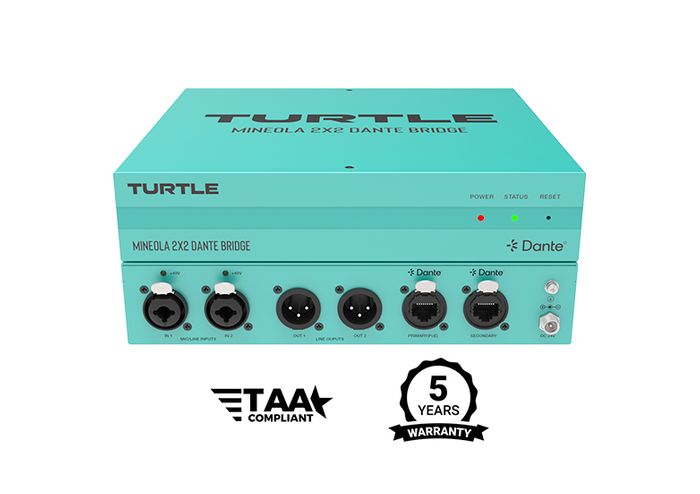Mineola 4x4 Dante Audio Bridge