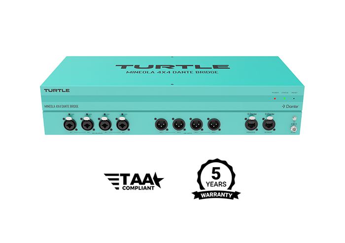 Mineola 4x4 Dante Audio Bridge
