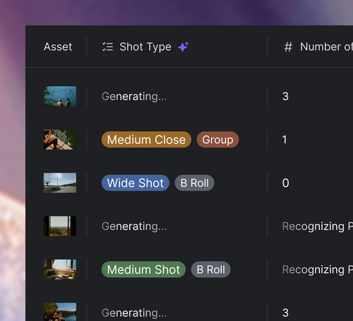 Search and auto-tag with AI