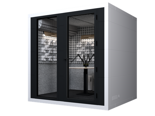 Studiobricks ROUND podcast booth