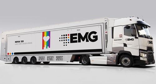EMG celebrates Pride Month with rainbow truck