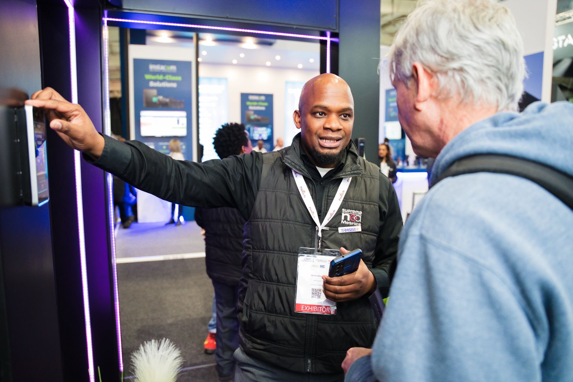 Exhibitor and Visitors at Securex 2026