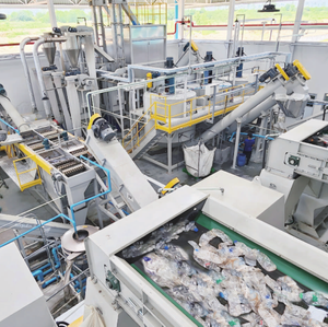 Plastic PET/PP/PE/PVC soft and rigid washing, pelletizing, sorting system