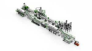 PET Bottle Flakes Recycling & Washing Line