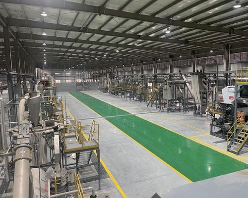 The food-grade PET bottle recycling line