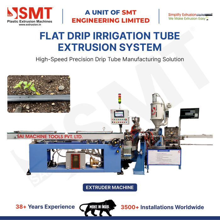 Flat Drip Irrigation Tube Extrusion System