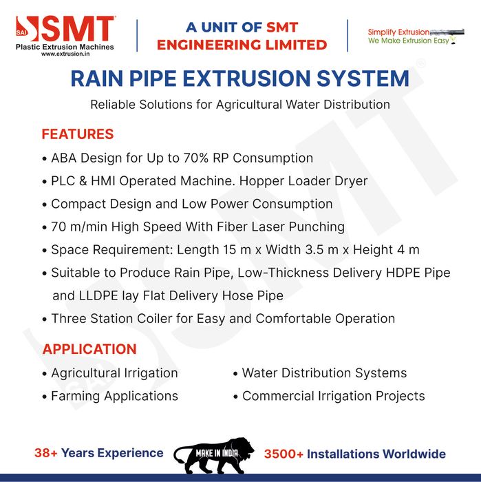 Rain Pipe Extrusion System