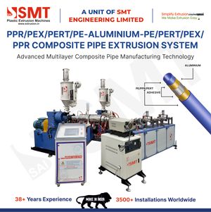 PPR/PEX/PERT/PE-ALUMINIUM-PE/PERT/PEX/PPR COMPOSITE PIPE EXTRUSION SYSTEM