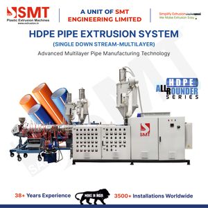 HDPE Pipe Extrusion System (Single Down Stream – Multi Layer)