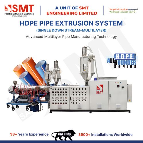 HDPE Pipe Extrusion System (Single Down Stream – Multi Layer)
