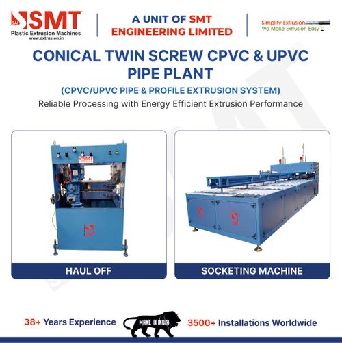 CONICAL TWIN SCREW CPVC & UPVC PIPE PLANT
