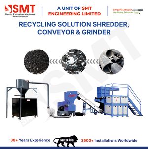 RECYCLING SOLUTION SHREDDER, CONVEYOR, GRINDER