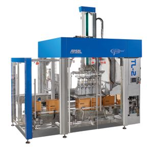 Wrap Around Case Packer for Edible Oil PET Bottles