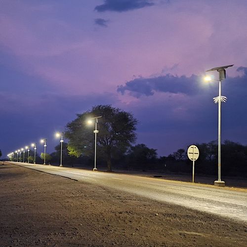 Solar Lighting Solution for Mine Entrance Road 