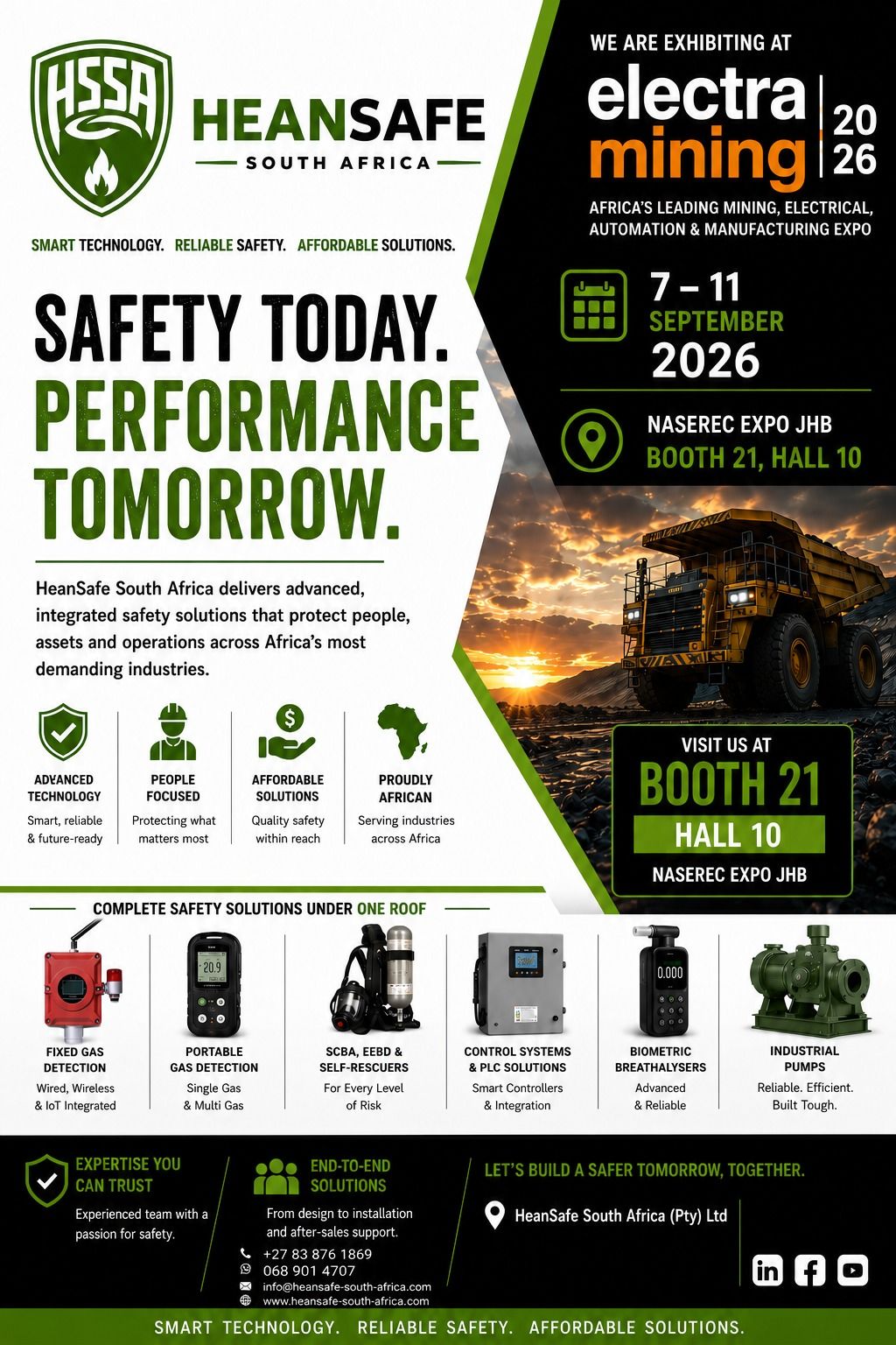 Heansafe Press Release Electra MIning Africa 2026