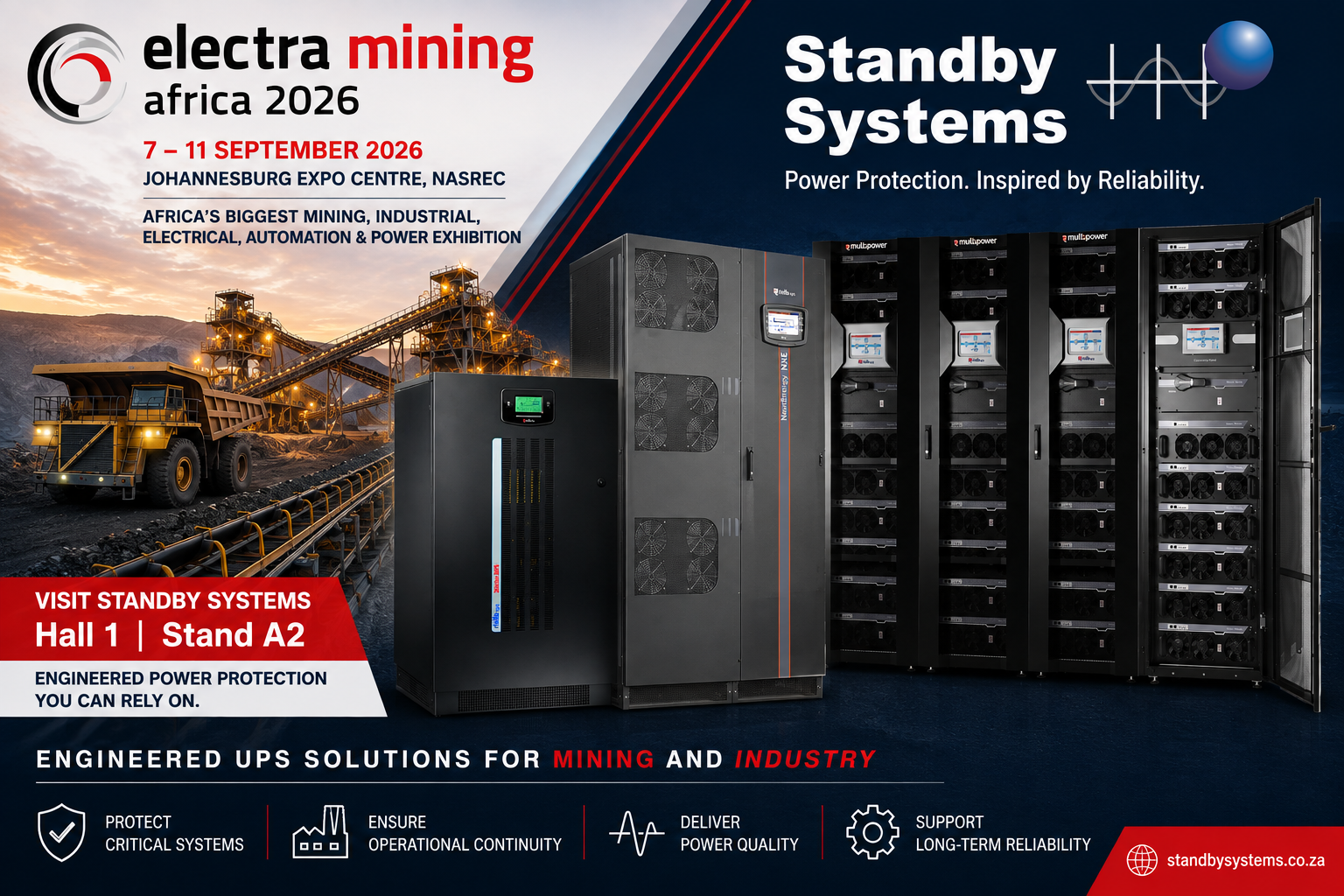 Meet the Standby Systems team at Electra Mining Africa