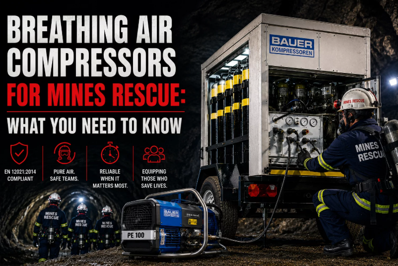 Breathing Air Compressors for Mines Rescue: What You Need to Know