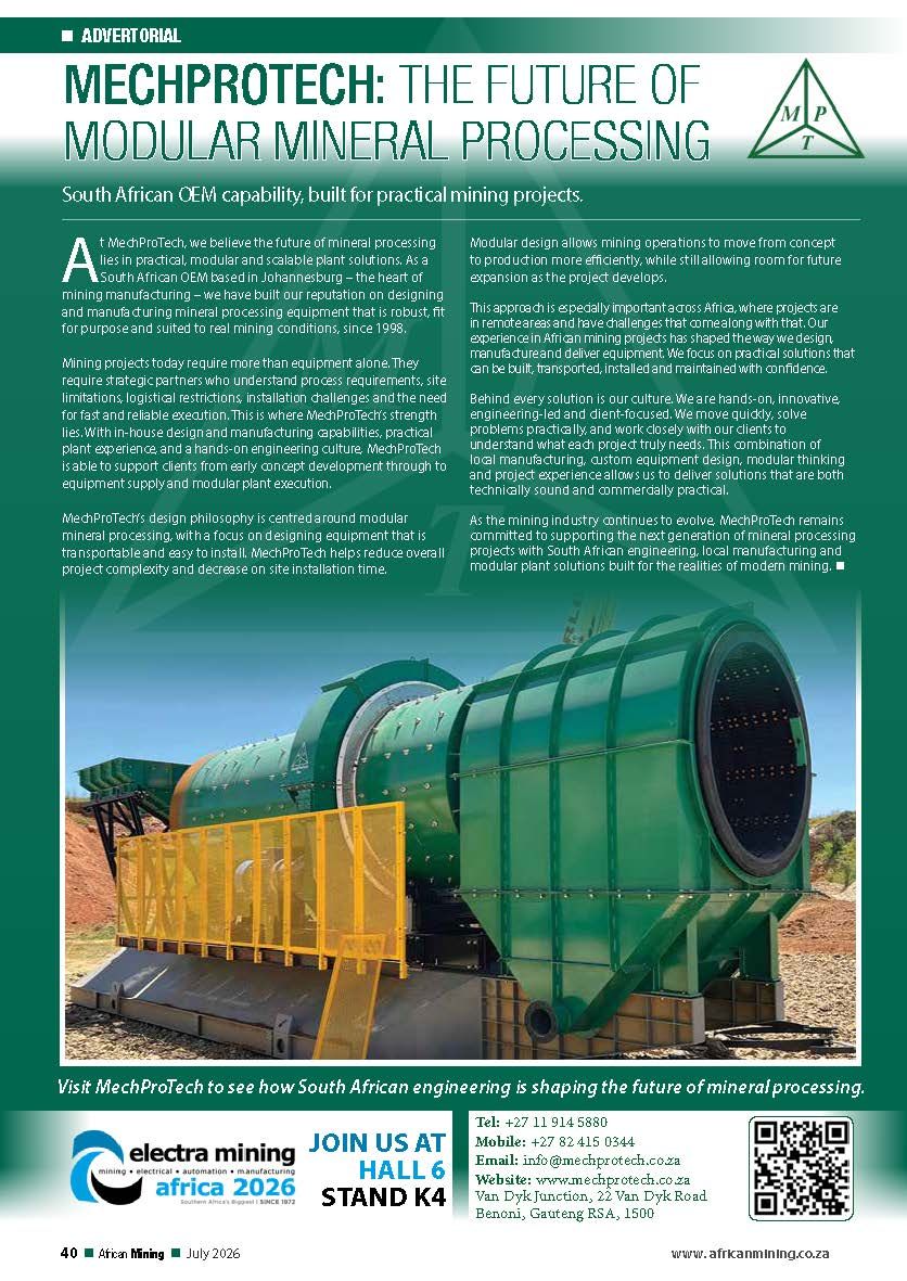 MECHPROTECH: THE FUTURE OF MODULAR MINERAL PROCESSING