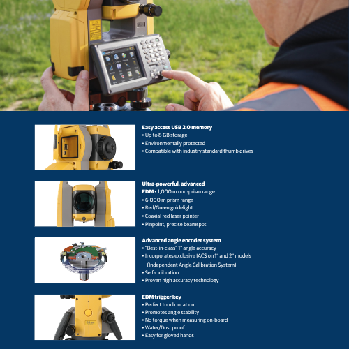 Topcon OS-200 Total Station