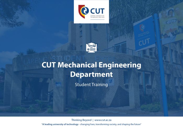 CUT Mechanical Engineering Dept & CRPM -- Training