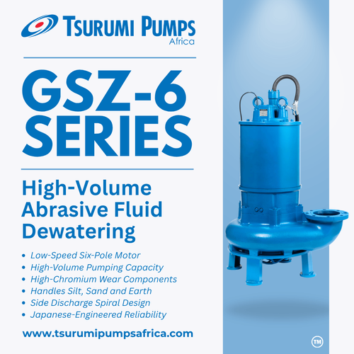 Tsurumi GSZ-6 Series High-Volume Dewatering Pumps