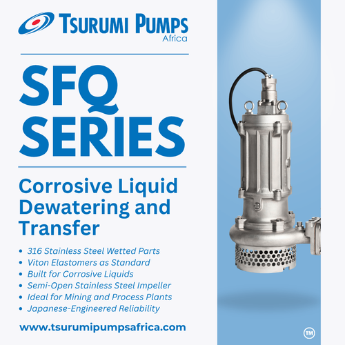 Tsurumi SFQ Series Corrosion-Resistant Pumps