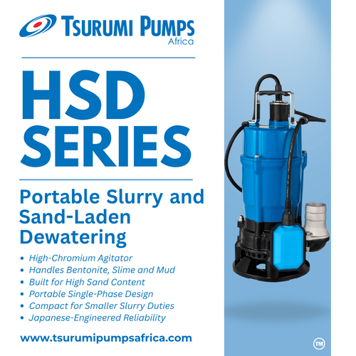 Tsurumi HSD Series Portable Slurry Pumps
