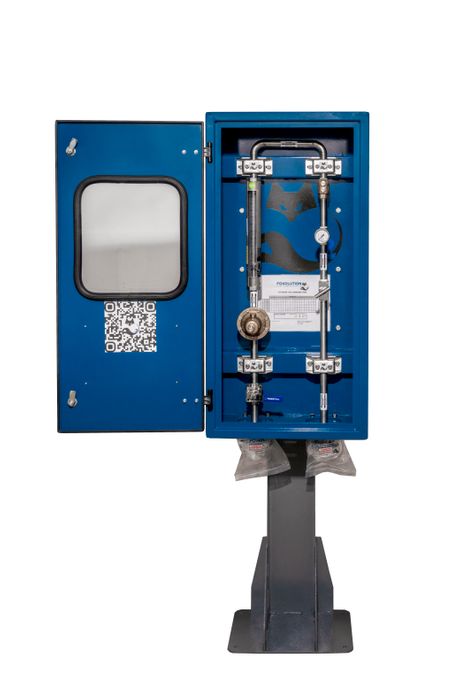 Sparger and Oxygen flow & pressure control